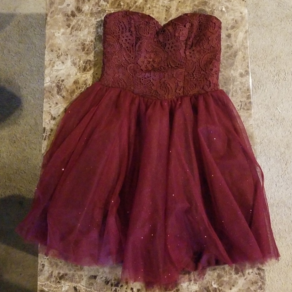 Maroon Homecoming/ Cocktail dress